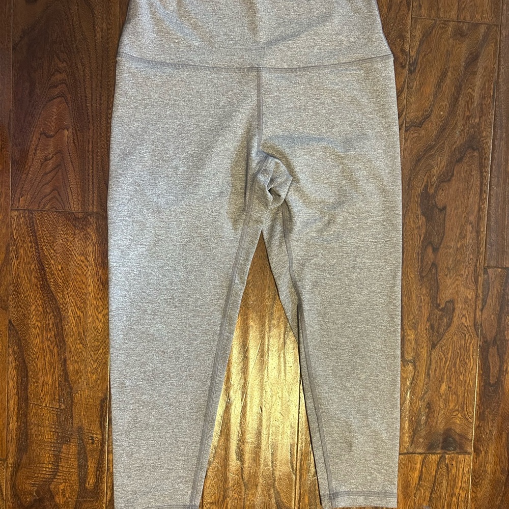 Fleo casual Heather Gray activewear Leggings 21' woman's size large. Gym/yoga - Picture 4 of 4